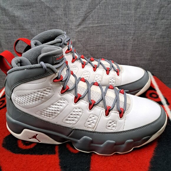 %Size 11 Nike Air Jordan 9 Retro Fire Red Mens CT8019-162 / AJ20 main image 4